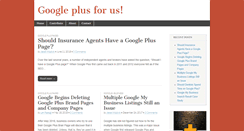 Desktop Screenshot of googleplusforus.com