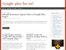 Tablet Screenshot of googleplusforus.com